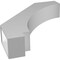 Ekena Millwork 6-in. W x 28-in. D x 32-in. H Imperial Architectural Grade PVC Knee Brace BRCP06X28X32IMP - alternate 2
